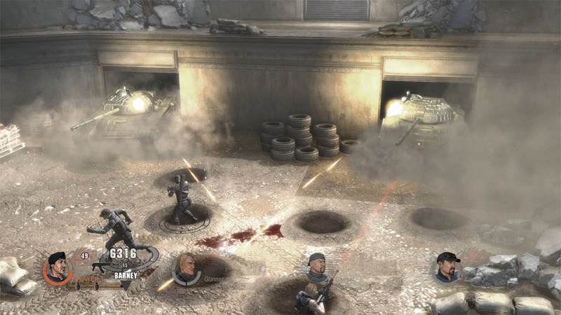 Illustration for article titled Sadly, The Expendables 2 Video Game is Not Developed by Wright, Meier, Carmark and Garriott